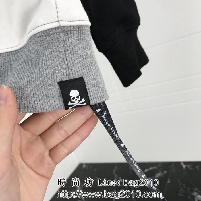MMJ 18FW最新款 拼接撞色 純棉薄絨 連帽男款衛衣 ydi1340